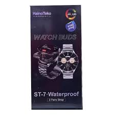 Haino Teko ST7 Smartwatch With Wireless Earbuds